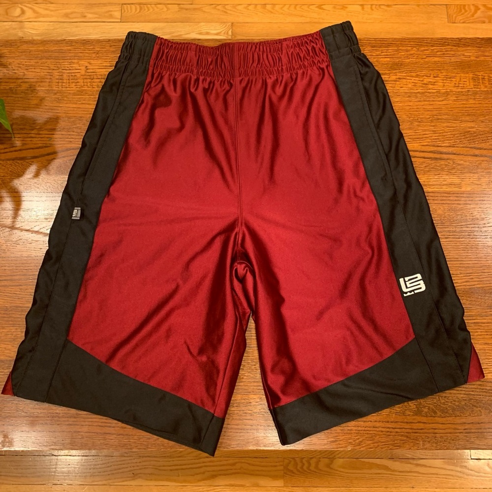 Red “Lebron” Gym Shorts